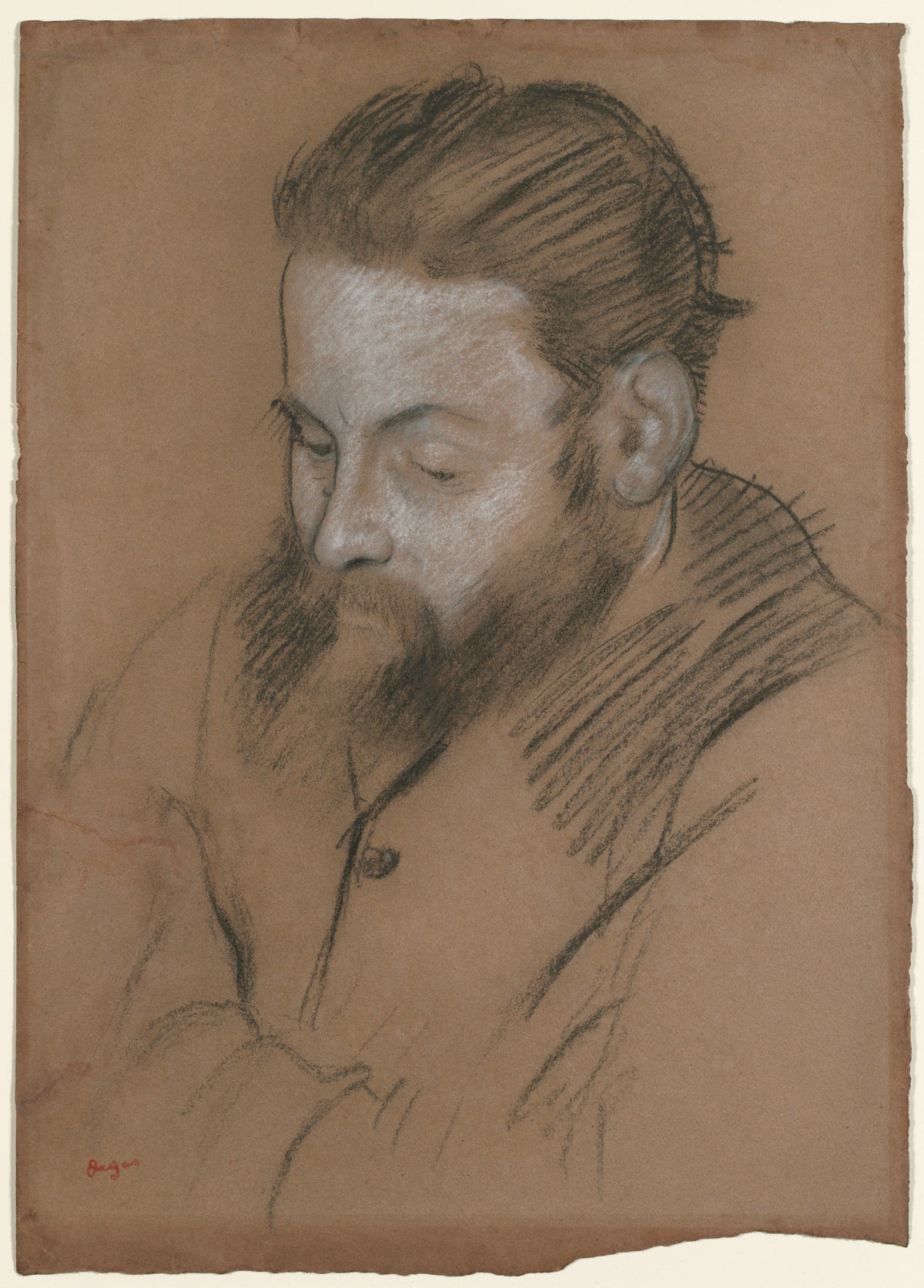 Diego Martelli by Edgar Degas