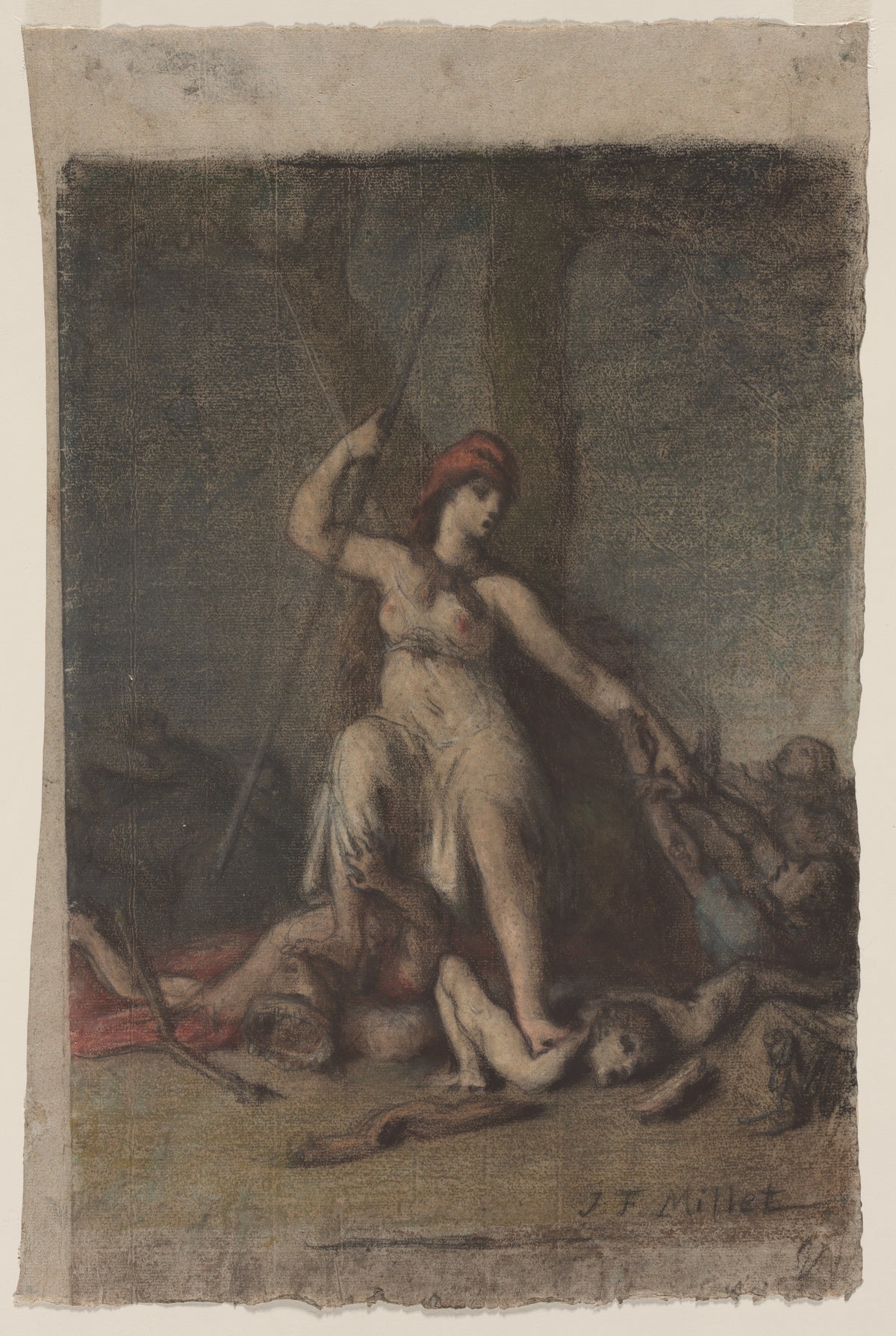 Liberty by Jean-François Millet