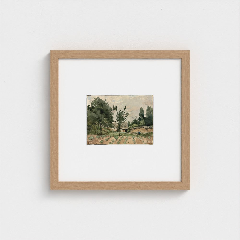 Landscape with Farmhouse — Henri Joseph Harpignies