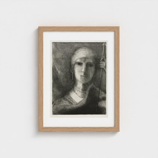 Parsifal by Odilon Redon in natural frame