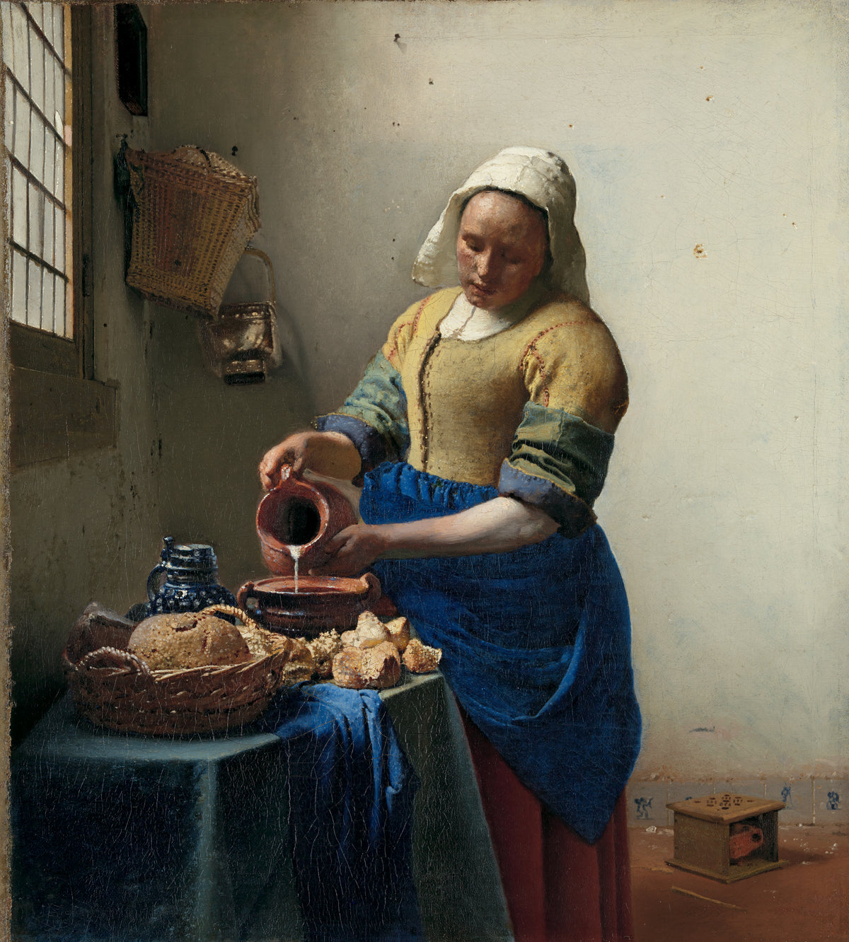 Johannes Vermeer, The Milkmaid, c. 1658–1660