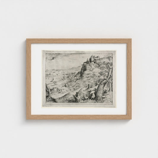 Pieter Bruegel, The Rabbit Hunt, natural frame
