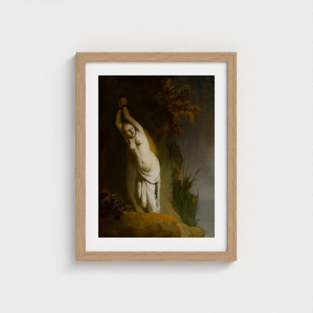 Rembrandt, Andromeda in natural frame