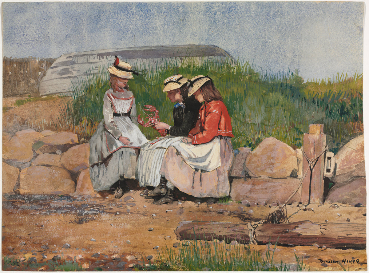 A Fisherman's Daughter by Winslow Homer