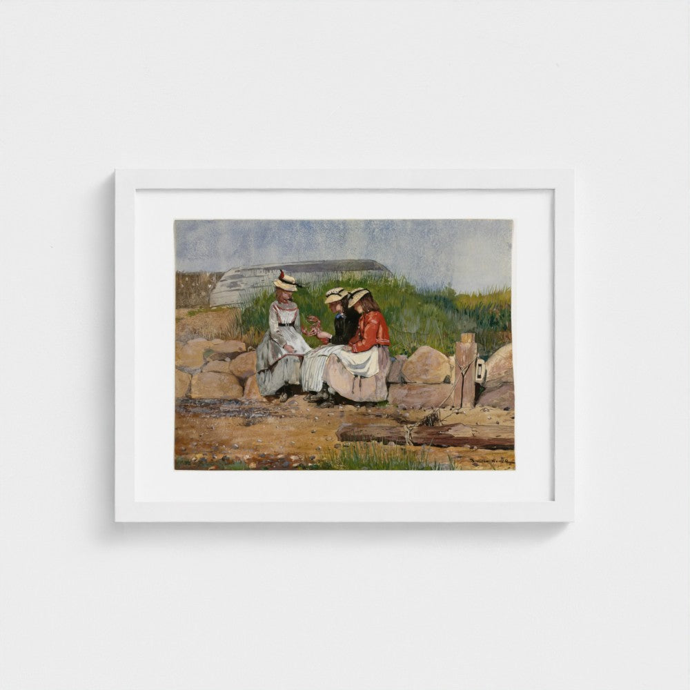 A Fisherman's Daughter — White frame