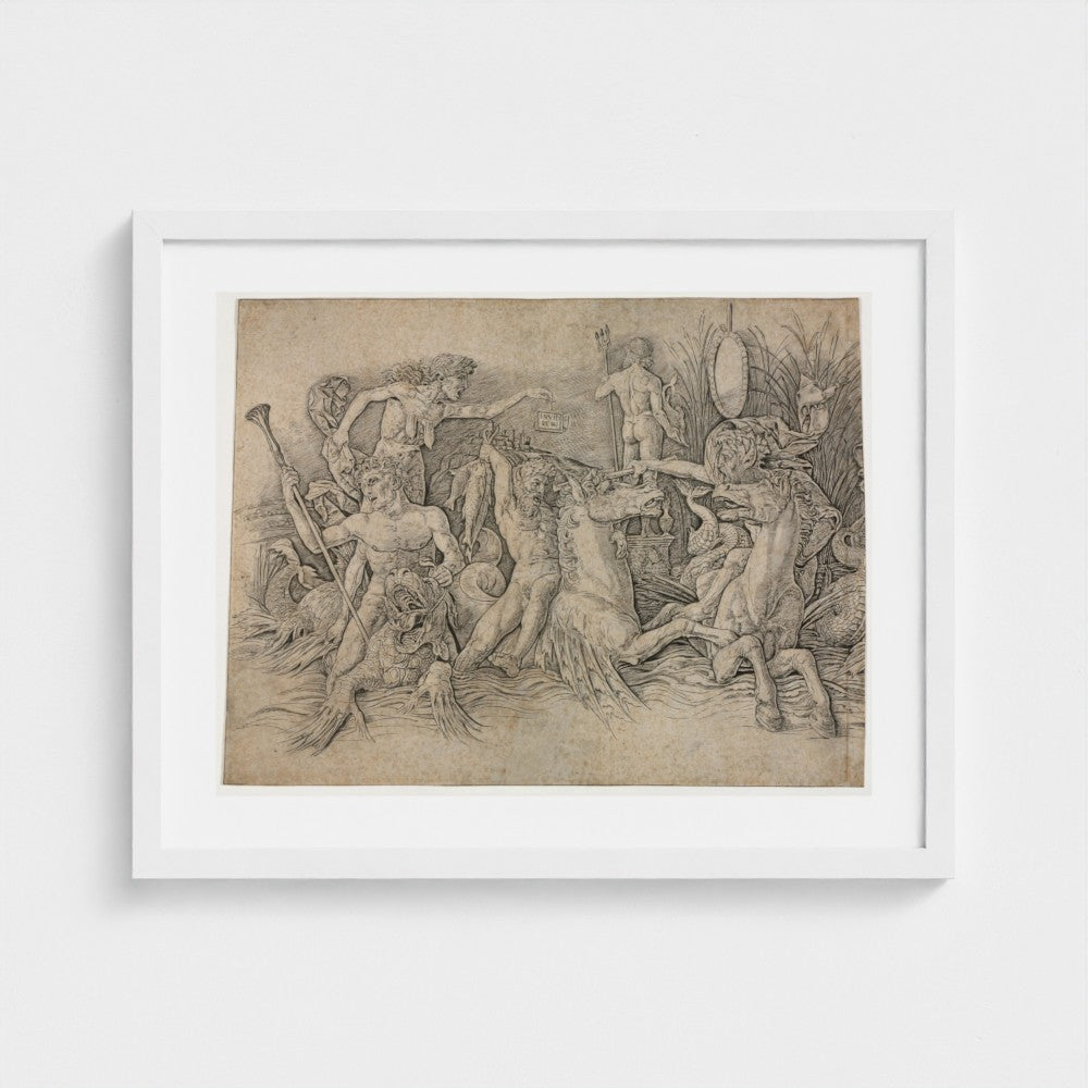 Battle of the Sea Gods - left portion — White frame