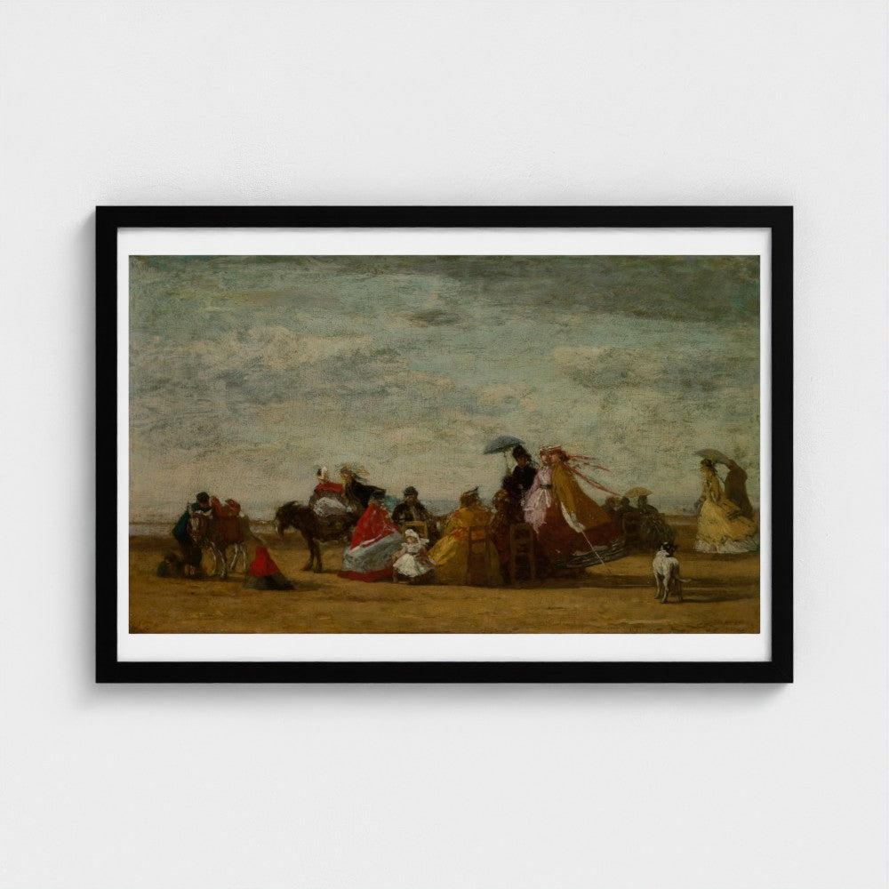 Beach Scene — Black frame