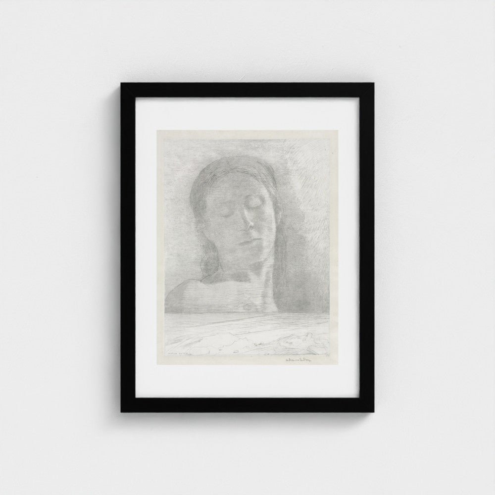 Closed Eyes — Black frame
