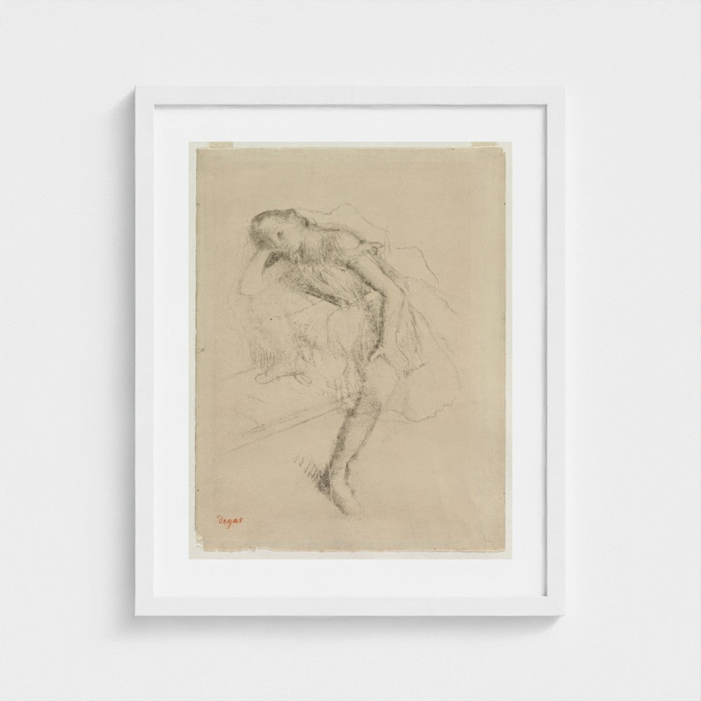 Dancer at Rest — White frame