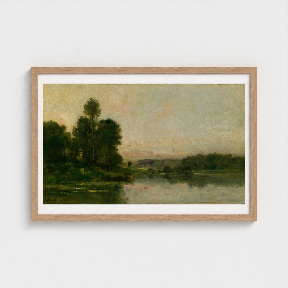 The Hillsides of Méry-sur-Oise — natural frame, 60 × 40 cm