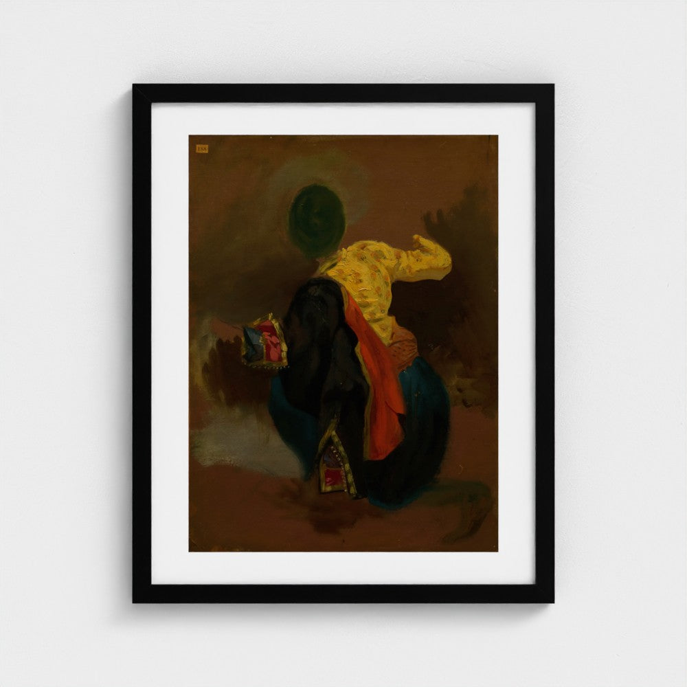 Figure in Turkish Costume — Black frame