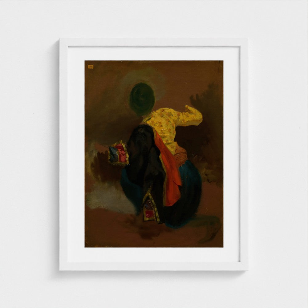 Figure in Turkish Costume — White frame