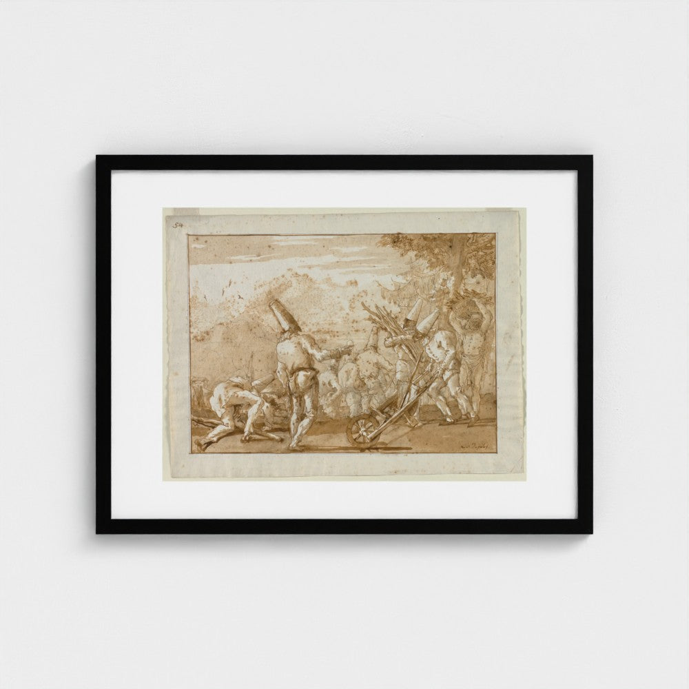 Gathering Wood — Black frame
