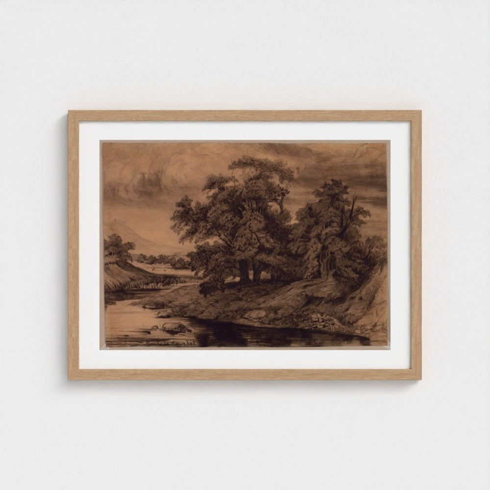 Landscape with Large Trees — Natural frame