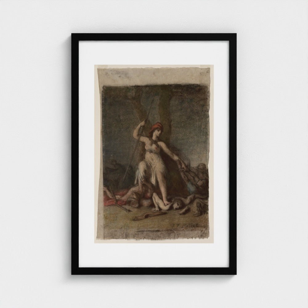 Liberty — Black frame, 40 × 60 cm