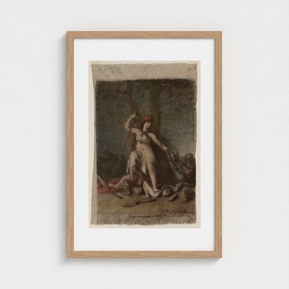 Liberty — Natural frame, 40 × 60 cm