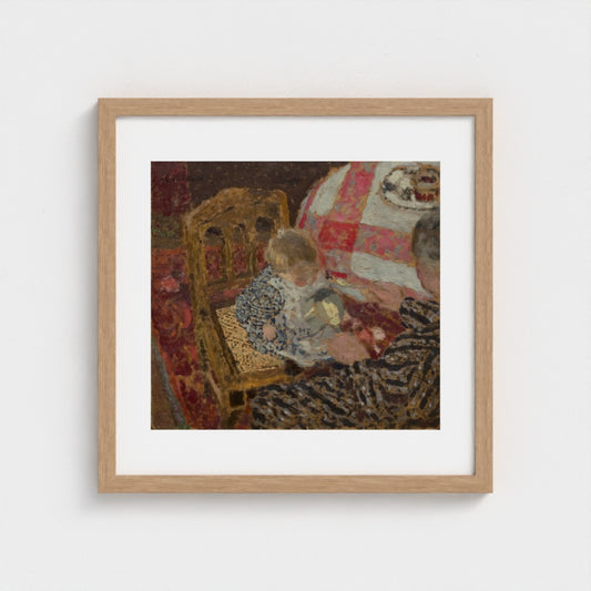 Luncheon (Annette and Her Grandmother) — Natural frame