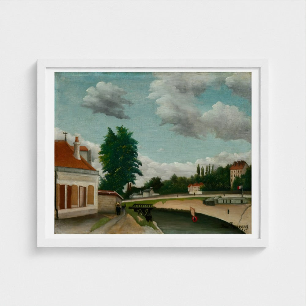 Outskirts of Paris — White frame