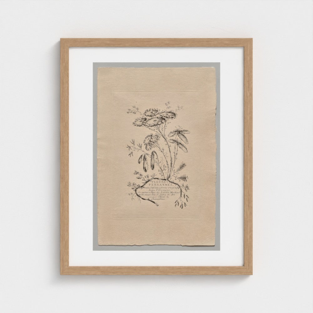 Persian Flowers (2022.250.1) — Natural frame