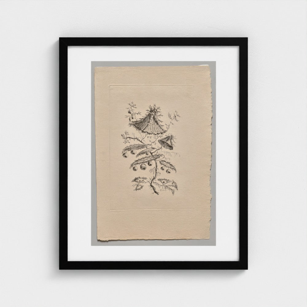 Persian Flowers (2022.250.2) — Black frame