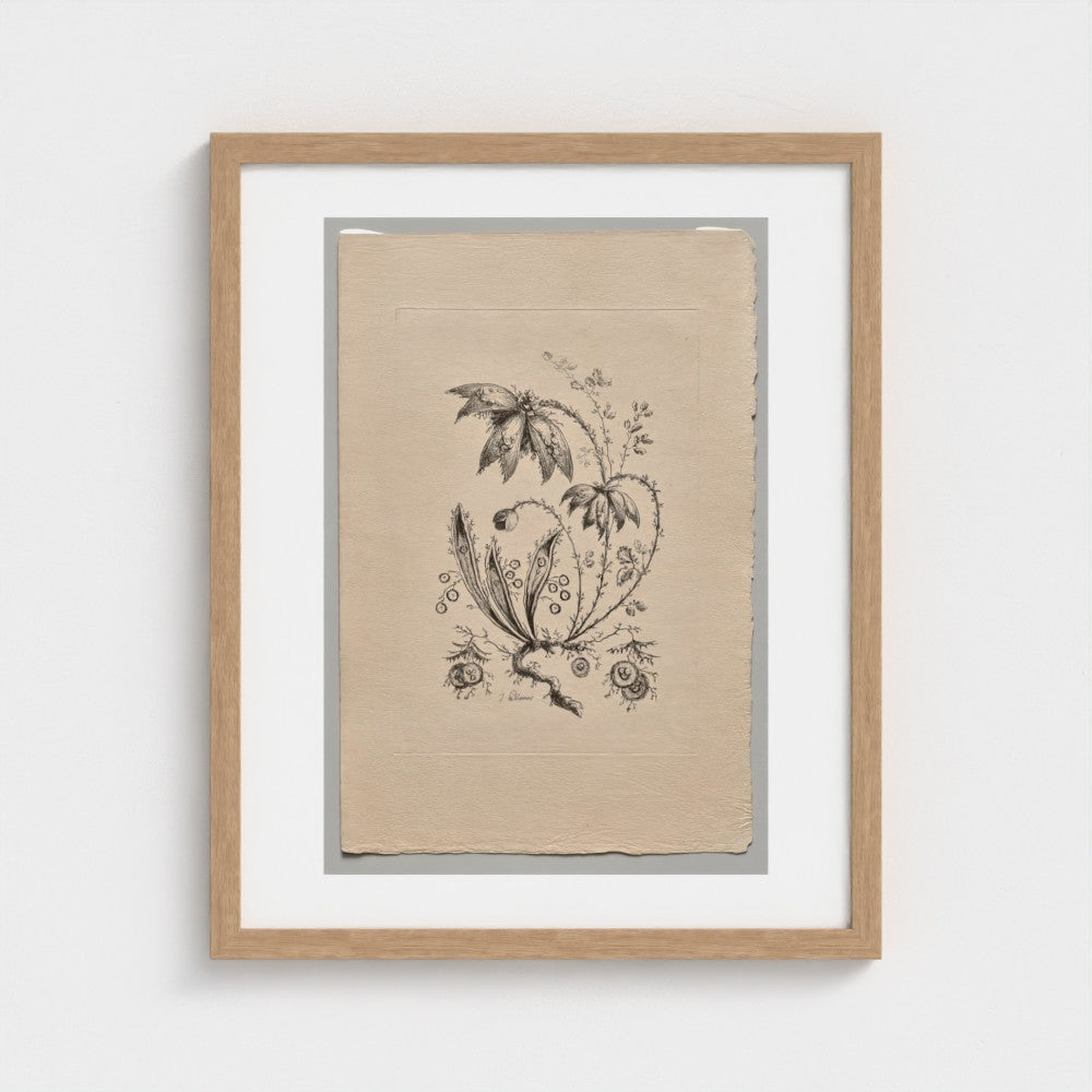 Persian Flowers (2022.250.3) — Natural frame