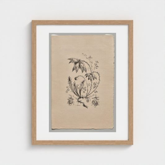 Persian Flowers (2022.250.3) — Natural frame