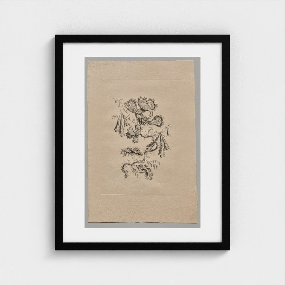 Persian Flowers (2022.250.6) — Black frame