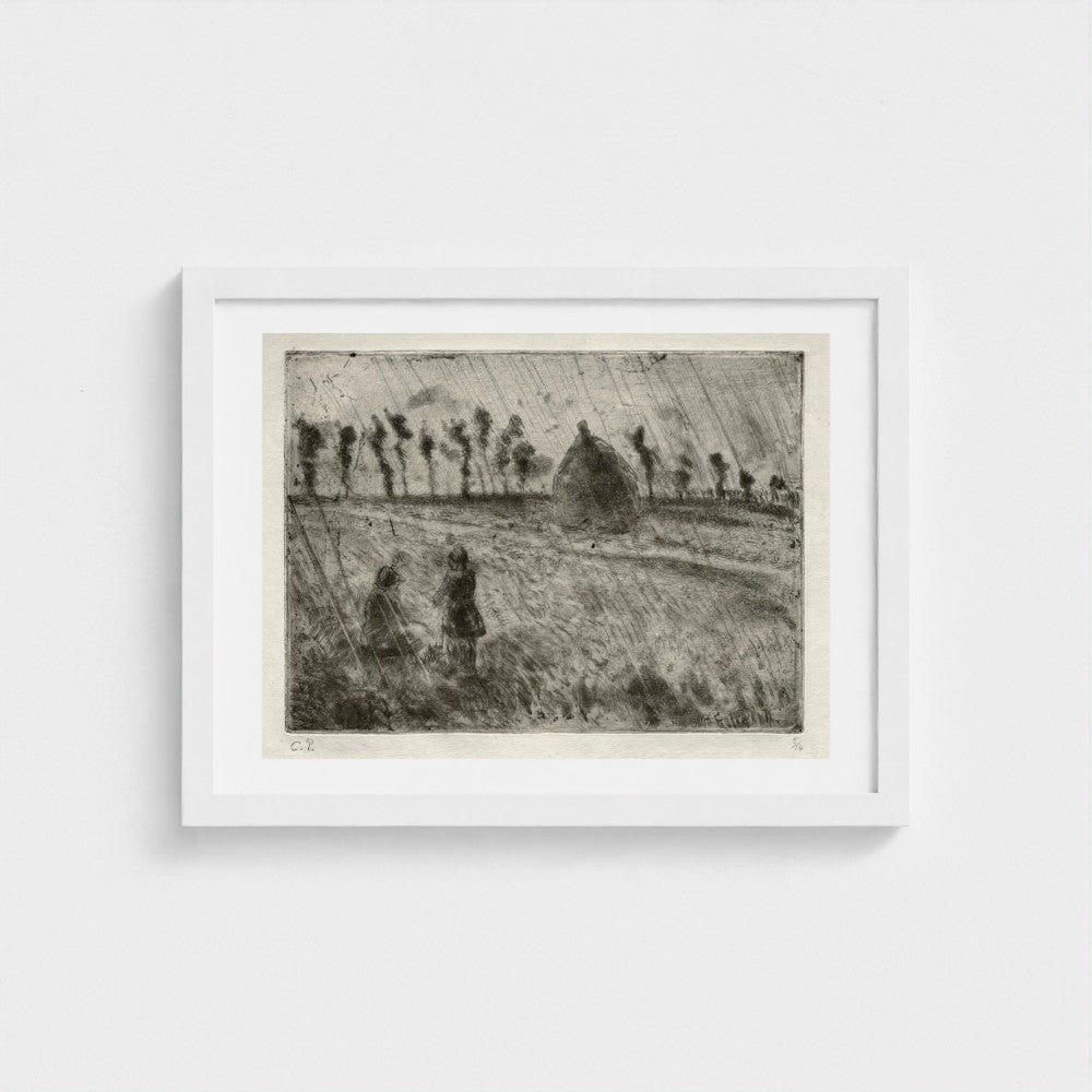 Rain Effect — White frame