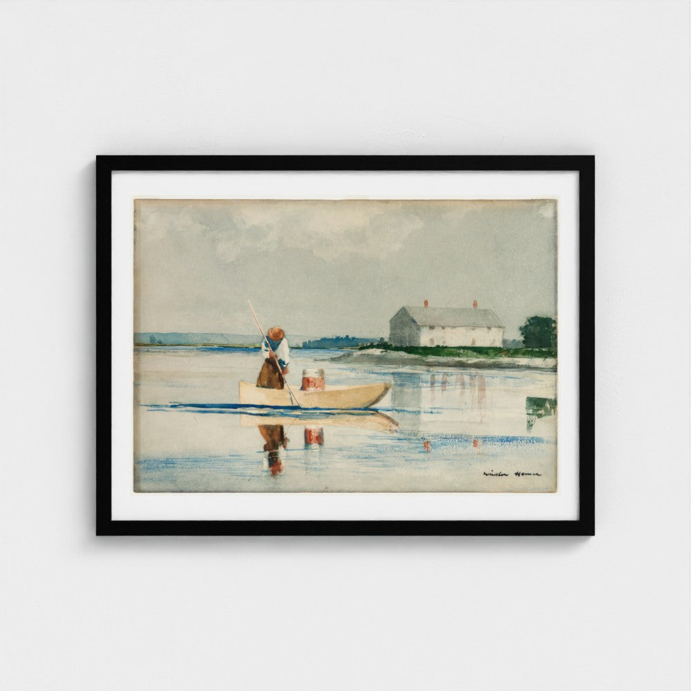 Spearing Eels — Black frame