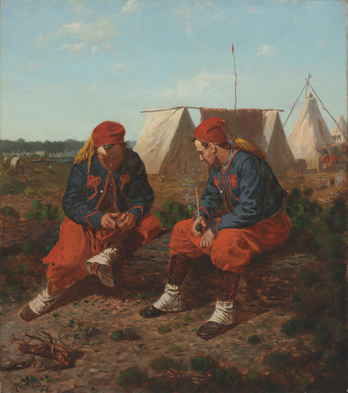 The Brierwood Pipe by Winslow Homer
