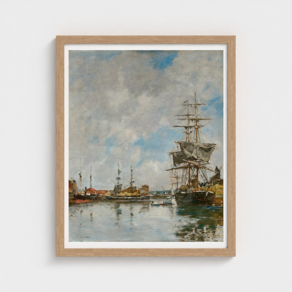 The Dock of Deauville — Natural frame