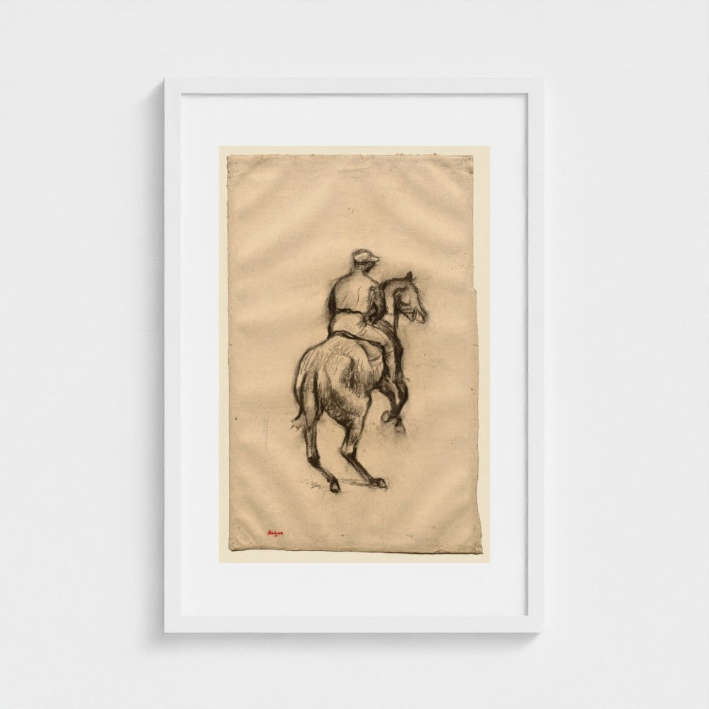 The Jockey — White frame