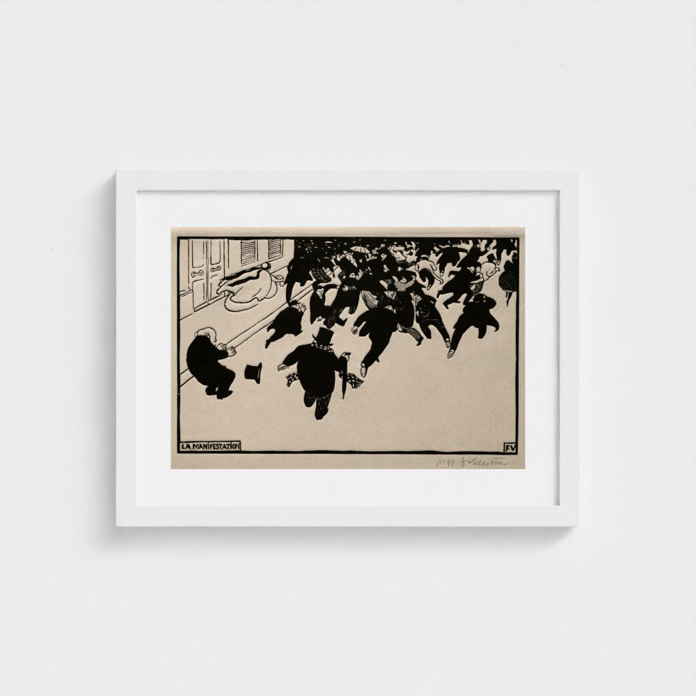 The Protest — White frame