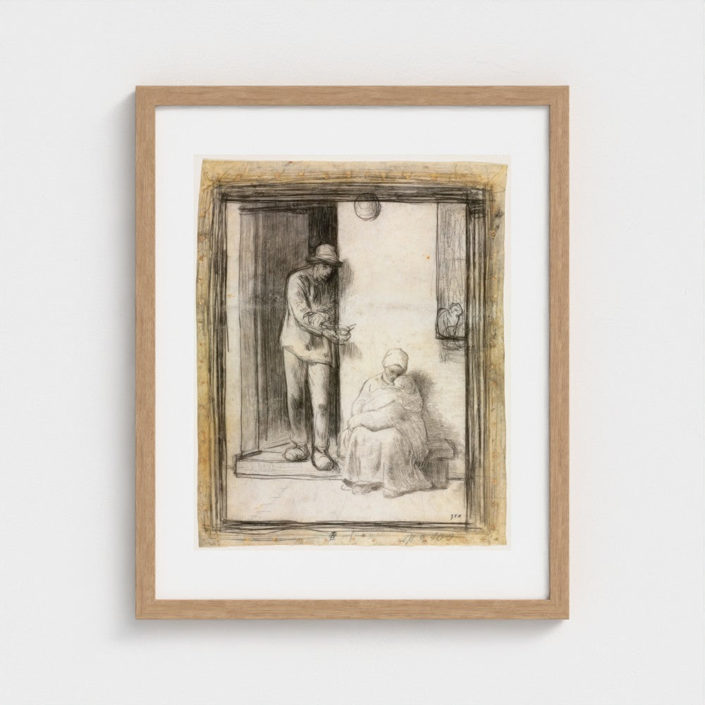 The Sick Child — Natural frame