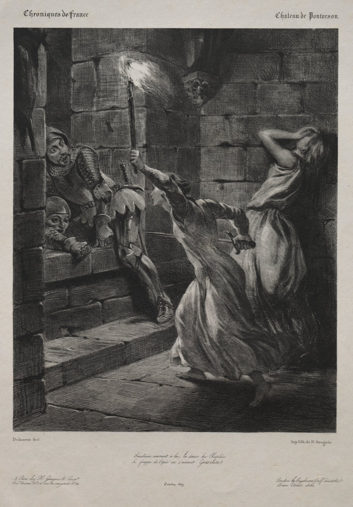 The Sister of Duguesclin by Eugène Delacroix
