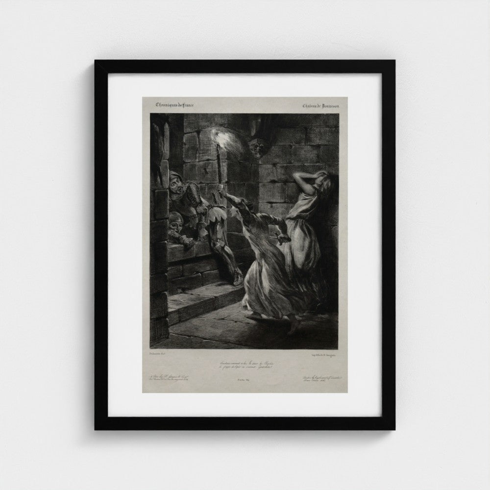 The Sister of Duguesclin — Black frame