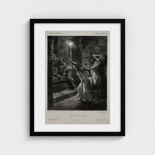 The Sister of Duguesclin — Black frame