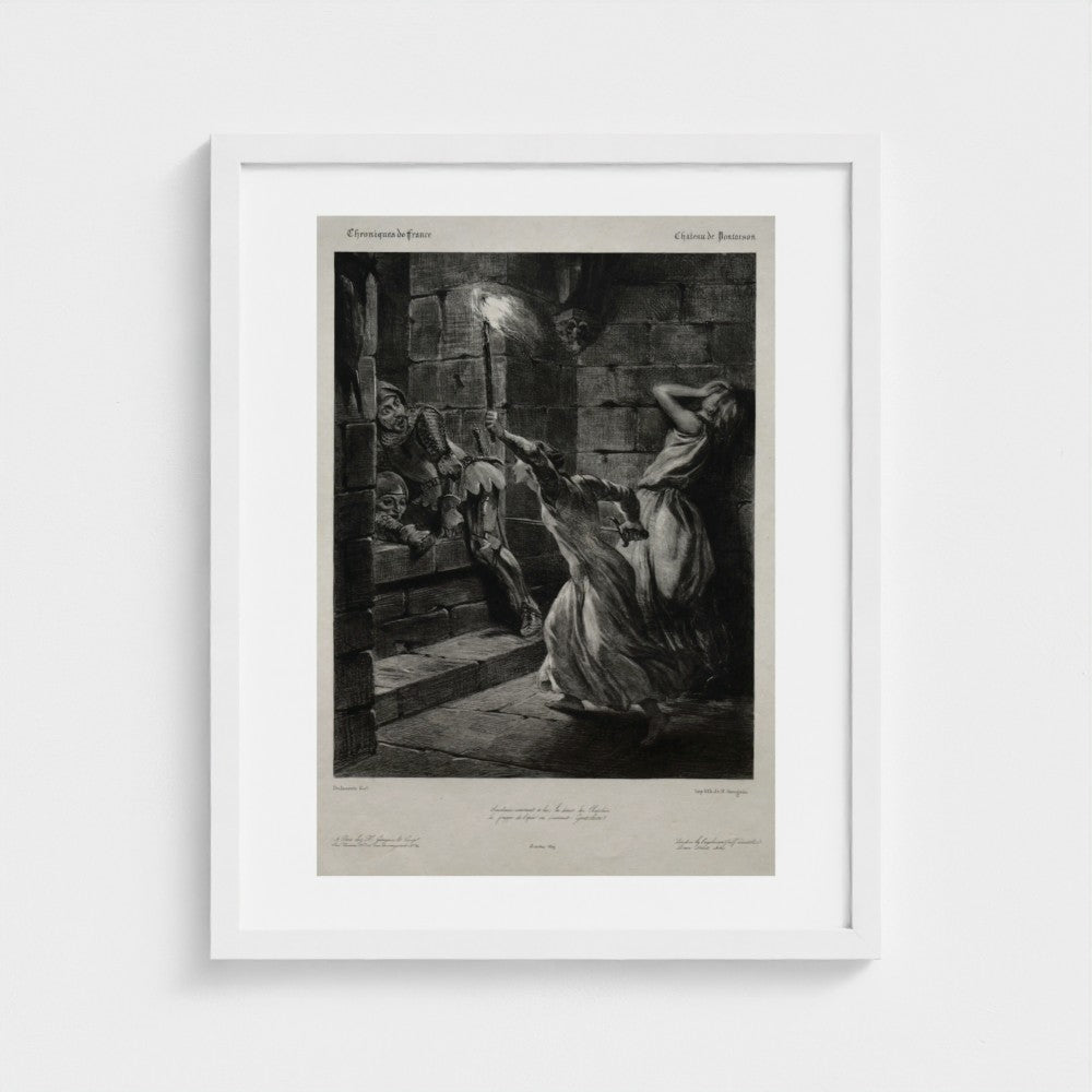 The Sister of Duguesclin — White frame